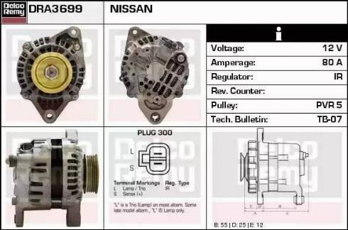 Remy DRA3699 - Alternator www.molydon.hr