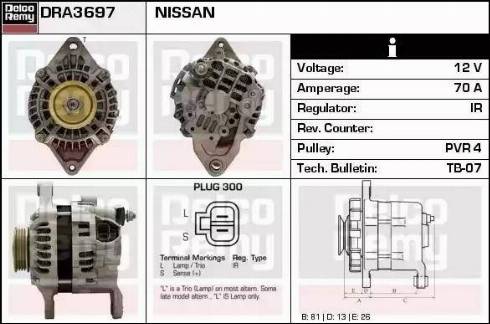 Remy DRA3697 - Alternator www.molydon.hr