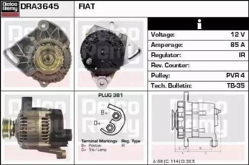 Remy DRA3645 - Alternator www.molydon.hr