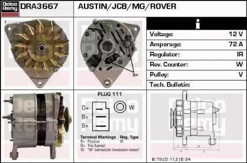 Remy DRA3667 - Alternator www.molydon.hr