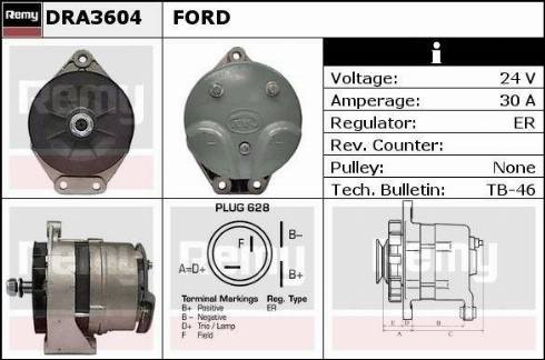 Remy DRA3604 - Alternator www.molydon.hr