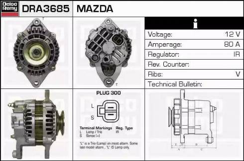 Remy DRA3685 - Alternator www.molydon.hr