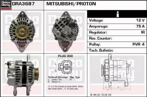 Remy DRA3687 - Alternator www.molydon.hr