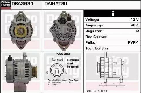 Remy DRA3634 - Alternator www.molydon.hr