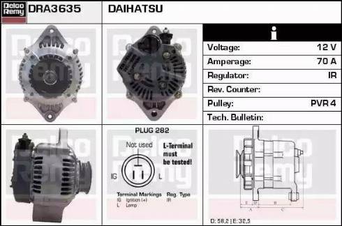 Remy DRA3635 - Alternator www.molydon.hr