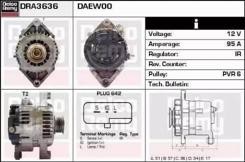 Remy DRA3636 - Alternator www.molydon.hr