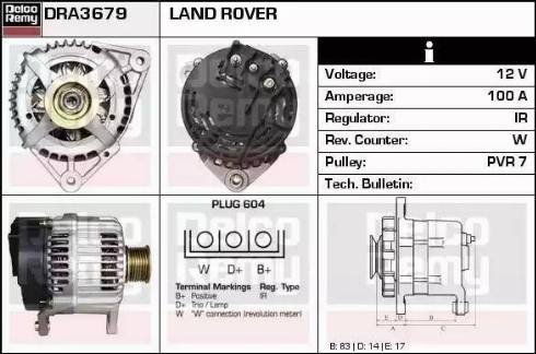 Remy DRA3679 - Alternator www.molydon.hr