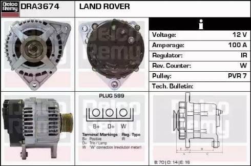 Remy DRA3674 - Alternator www.molydon.hr