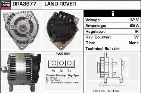 Remy DRA3677 - Alternator www.molydon.hr