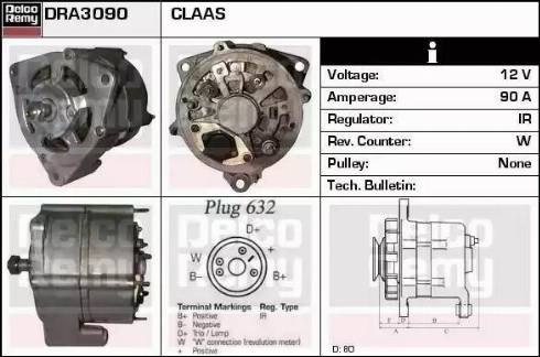 Remy DRA3090 - Alternator www.molydon.hr