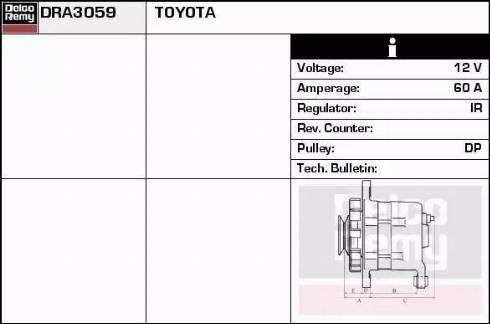 Remy DRA3059 - Alternator www.molydon.hr