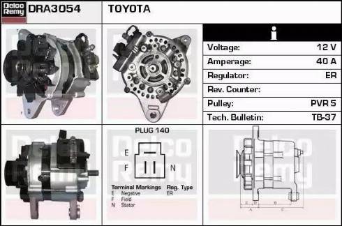 Remy DRA3054 - Alternator www.molydon.hr