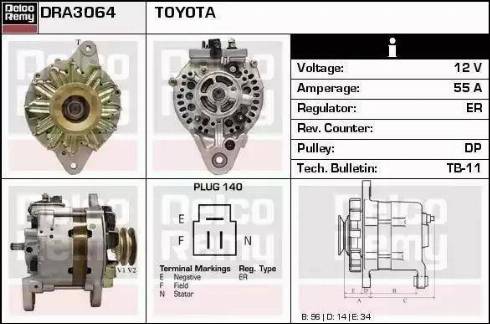 Remy DRA3064N - Alternator www.molydon.hr