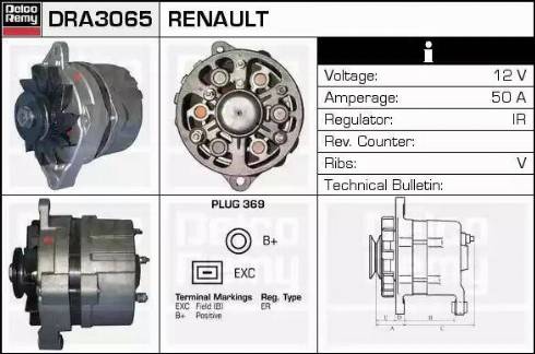 Remy DRA3065 - Alternator www.molydon.hr