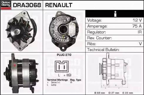 Remy DRA3068 - Alternator www.molydon.hr