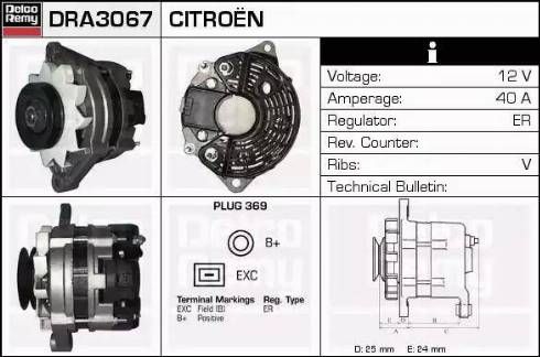 Remy DRA3067 - Alternator www.molydon.hr