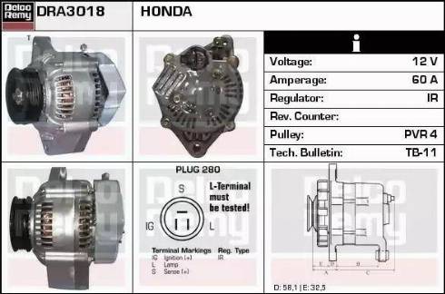 Remy DRA3018 - Alternator www.molydon.hr