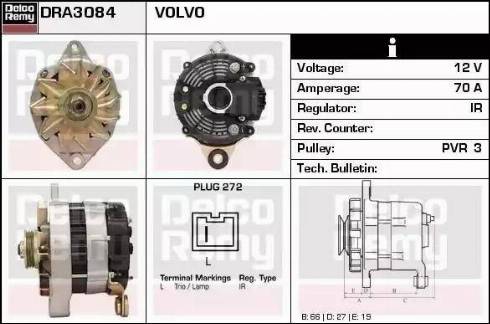 Remy DRA3084 - Alternator www.molydon.hr