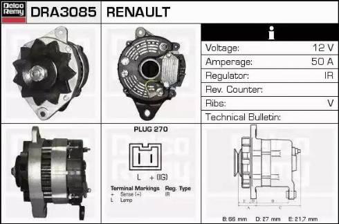 Remy DRA3085 - Alternator www.molydon.hr