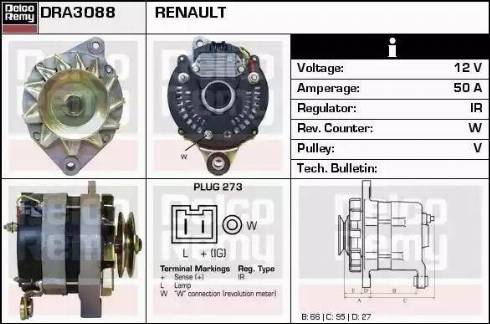 Remy DRA3088 - Alternator www.molydon.hr