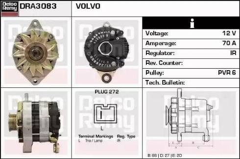 Remy DRA3083 - Alternator www.molydon.hr