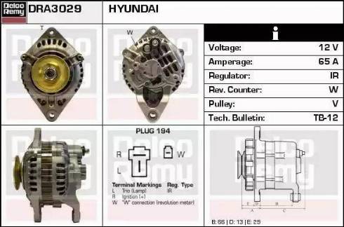 Remy DRA3029 - Alternator www.molydon.hr