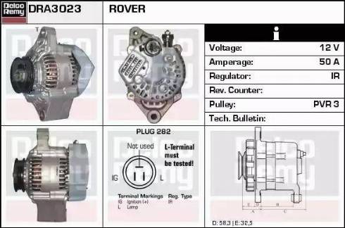 Remy DRA3023 - Alternator www.molydon.hr