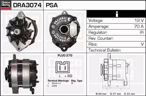 Remy DRA3074 - Alternator www.molydon.hr