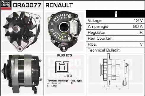 Remy DRA3077 - Alternator www.molydon.hr