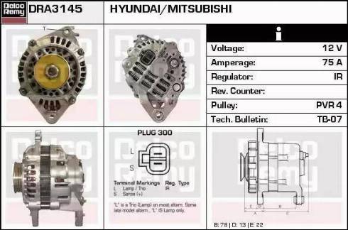 Remy DRA3145 - Alternator www.molydon.hr