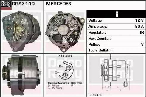 Remy DRA3140 - Alternator www.molydon.hr