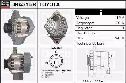 Remy DRA3156 - Alternator www.molydon.hr