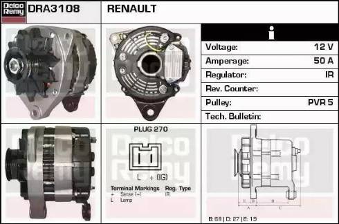 Remy DRA3108 - Alternator www.molydon.hr