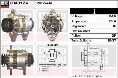 Remy DRA3124 - Alternator www.molydon.hr