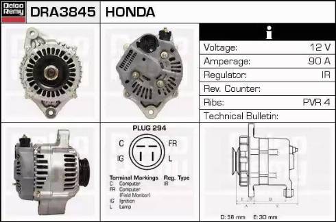 Remy DRA3845 - Alternator www.molydon.hr