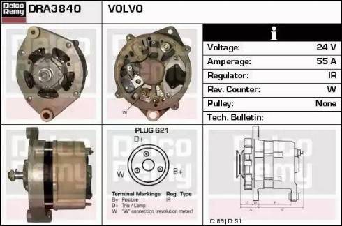 Remy DRA3840 - Alternator www.molydon.hr