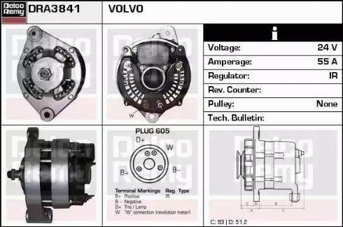 Remy DRA3841 - Alternator www.molydon.hr