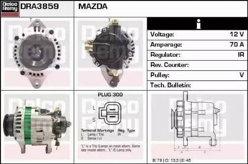 Remy DRA3859 - Alternator www.molydon.hr