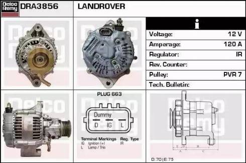 Remy DRA3856 - Alternator www.molydon.hr