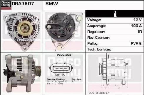 Remy DRA3807 - Alternator www.molydon.hr