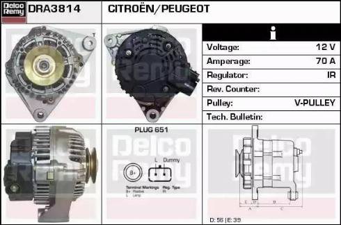 Remy DRA3814 - Alternator www.molydon.hr