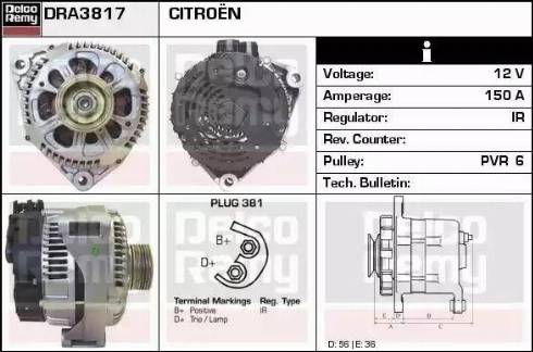 Remy DRA3817 - Alternator www.molydon.hr