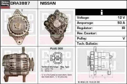 Remy DRA3887 - Alternator www.molydon.hr