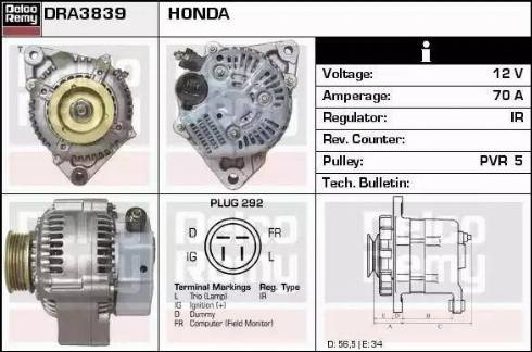 Remy DRA3839 - Alternator www.molydon.hr