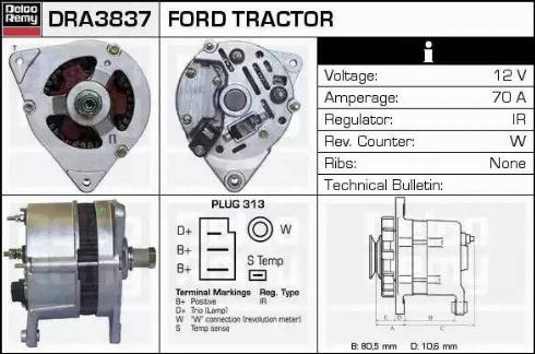 Remy DRA3837 - Alternator www.molydon.hr