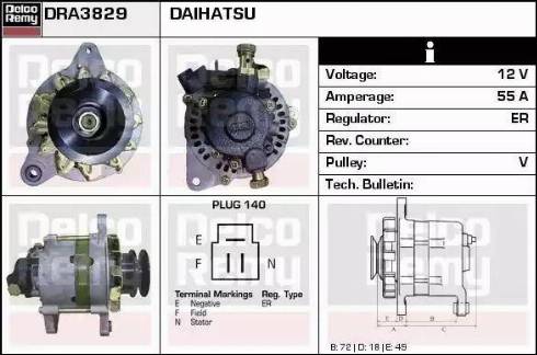 Remy DRA3829 - Alternator www.molydon.hr