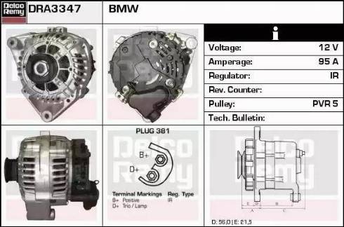 Remy DRA3347 - Alternator www.molydon.hr