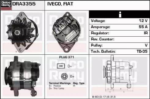 Remy DRA3355 - Alternator www.molydon.hr