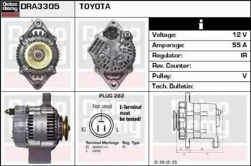 Remy DRA3305 - Alternator www.molydon.hr