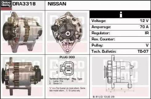 Remy DRA3318 - Alternator www.molydon.hr